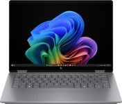 Ноутбук HP OmniBook X Flip x360 14-fk0003ua 14" 3K OLED Touch, AMD AI 5 340, 16GB, F1TB, UMA, Win11, сірий