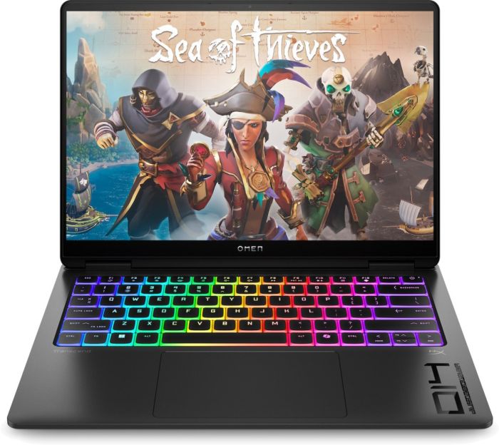 Ноутбук HP OMEN Transcend 14-fb1009ua 14" 3K OLED, Intel U7-255H, 32GB, F1TB, NVD5060-8, DOS, черный