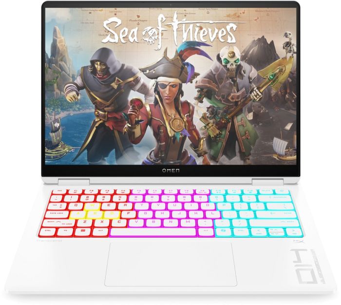 HP Notebook OMEN Transcend 14-fb1008ua 14" 3K OLED, Intel U7-255H, 32GB, F1TB, NVD5060-8, DOS, white