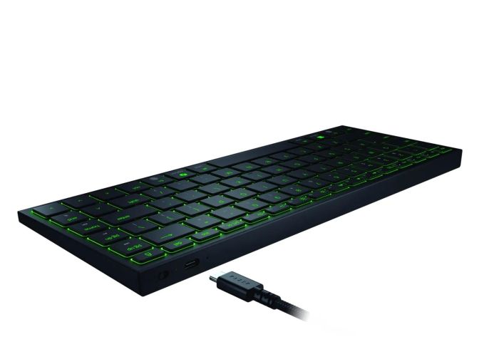 Клавіатура мембранна Razer Joro Ultra Low-Profile, 86key, BT, EN, RGB, чорний