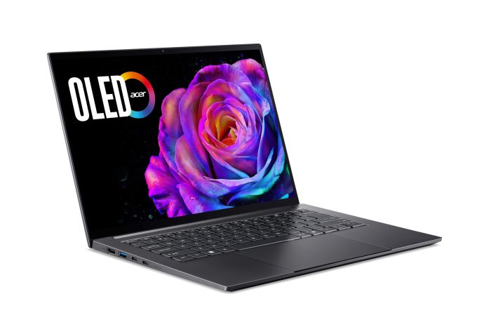 Acer Notebook Swift X 14 SFX14-73G 14.5" 2.8K OLED, Intel U7-255H, 16GB, F1TB, NVD5050-8, Win11, gray