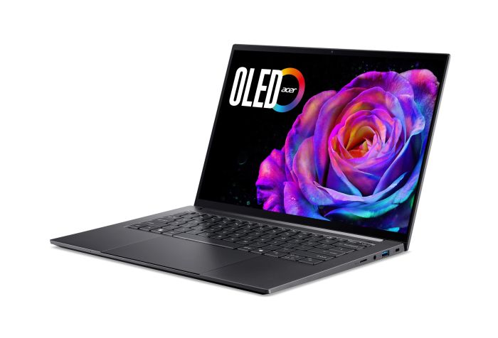 Acer Notebook Swift X 14 SFX14-73G 14.5" 2.8K OLED, Intel U7-255H, 16GB, F1TB, NVD5050-8, Win11, gray