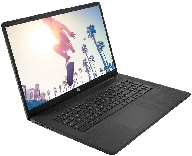 HP Notebook 17-cp3018ua 17.3" FHD IPS AG, AMD R7-7730U, 16GB, F1TB, UMA, DOS, black