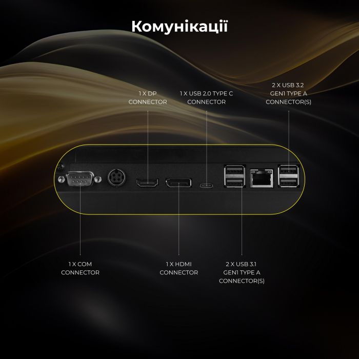 Комп'ютер персональний моноблок 2E Rational K6 23.8" FHD IPS Intel i3-12100, 8Gb, F480GB, UMA, H610, K6.610, 120W, Win11PE, чорний