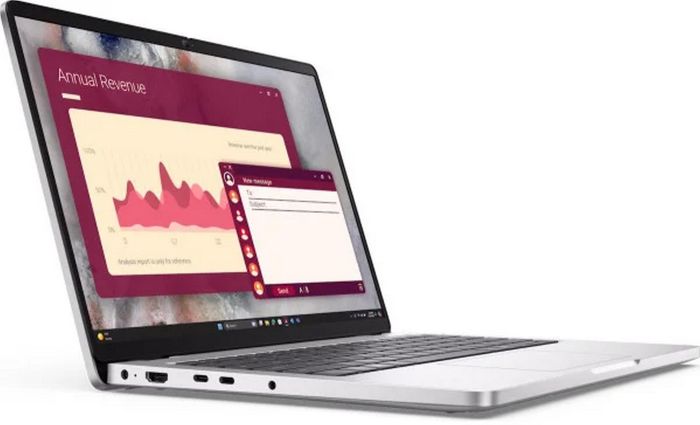 Ноутбук Dell Pro 14 14" FHD+ AG, Intel U7-255U, 32GB, F512GB, UMA, Win11P, сріблястий, US клавіатура