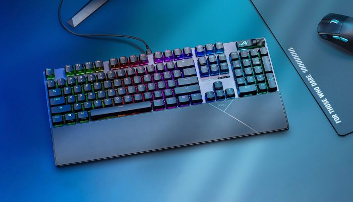 Клавіатура механічна ASUS ROG Strix Scope II X, 104key, NX Storm, USB-A, EN/UK, RGB, чорний