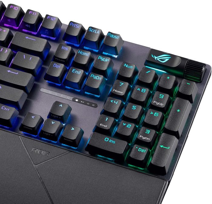 Клавіатура механічна ASUS ROG Strix Scope II X, 104key, NX Storm, USB-A, EN/UK, RGB, чорний