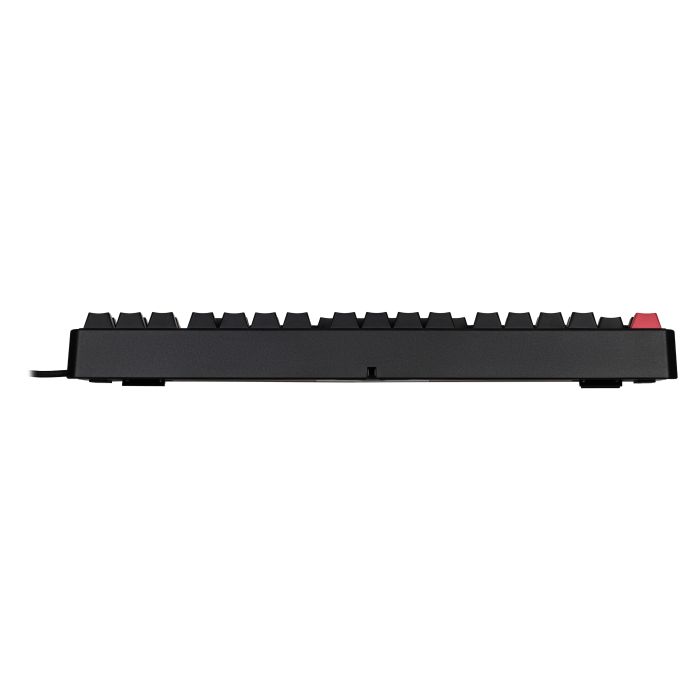 Клавіатура механічна Keychron C3 Pro V2 87Key, K pro Red, USB-A, QMK, Hot-swap, 8K, EN/UKR, RGB, чорний