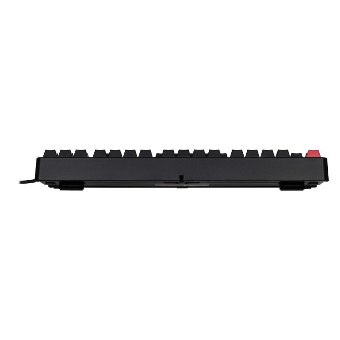 Клавіатура механічна Keychron C3 Pro V2 87Key, K pro Red, USB-A, QMK, Hot-swap, 8K, EN/UKR, RGB, чорний
