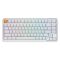 Mechanical keyboard Keychron J1 82Key, K pro Brown, WL/BT/USB-A, QMK, Hot-swap, EN/UKR, RGB, white