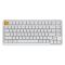 Клавиатура механическая Keychron J1 82Key, K pro Red, WL/BT/USB-A, QMK, Hot-swap, EN/UKR, RGB, белый