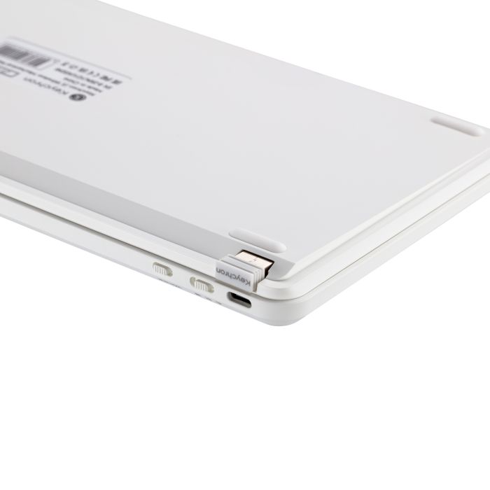 Клавиатура механическая Keychron J1 82Key, K pro Red, WL/BT/USB-A, QMK, Hot-swap, EN/UKR, RGB, белый
