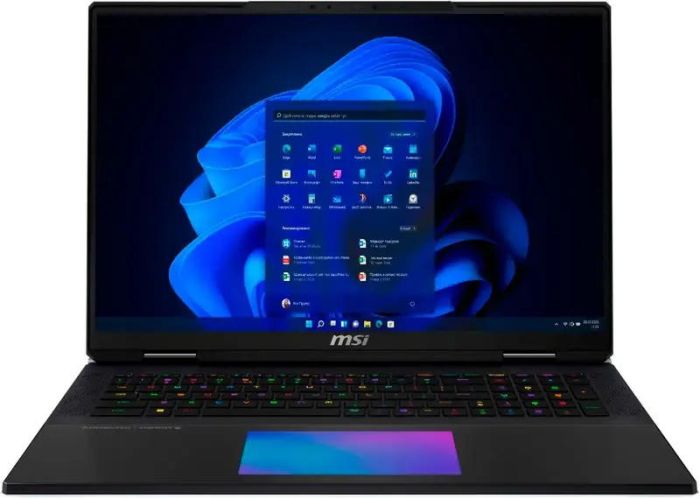 Notebook MSI Titan 18 HX AI A2XWIG-269UA 18" UHD+, Intel U9-285HX, 64GB, F4TB, NVD5080-16, W11P, black