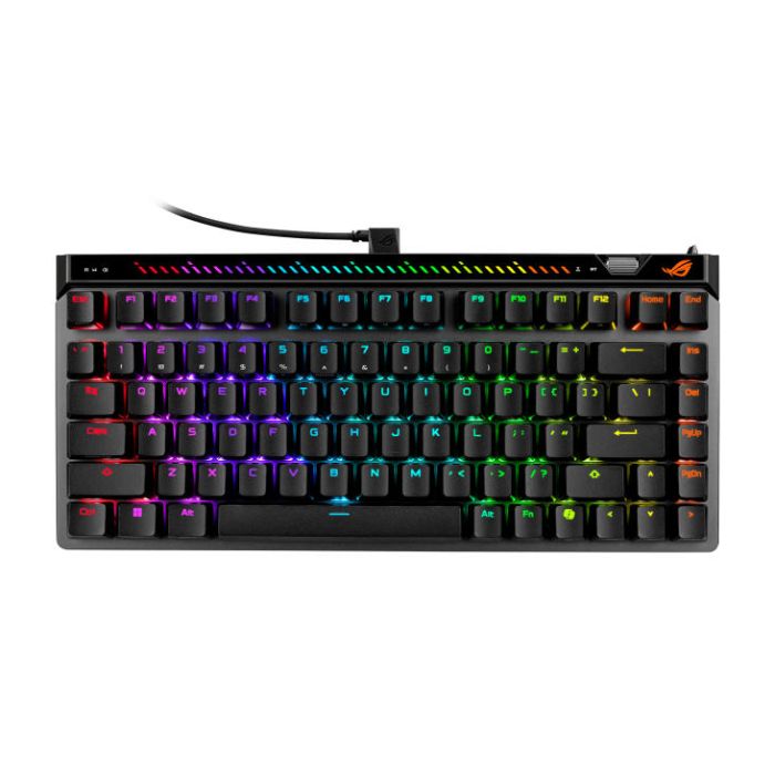Клавіатура механічна ASUS ROG Falchion Ace 75 HE, 83key, HFX  V2 Magnetic Switches, USB-A, EN, RGB, чорний