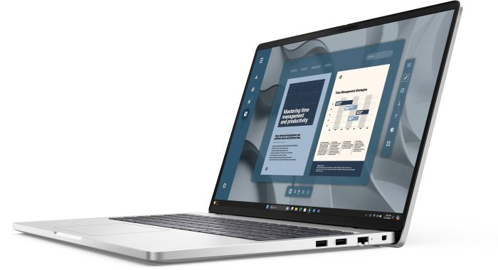 Dell Notebook Pro 16 16" FHD+ IPS AG, Intel U7-255U, 32GB, F1TB, UMA, Lin, silver, US keyboard