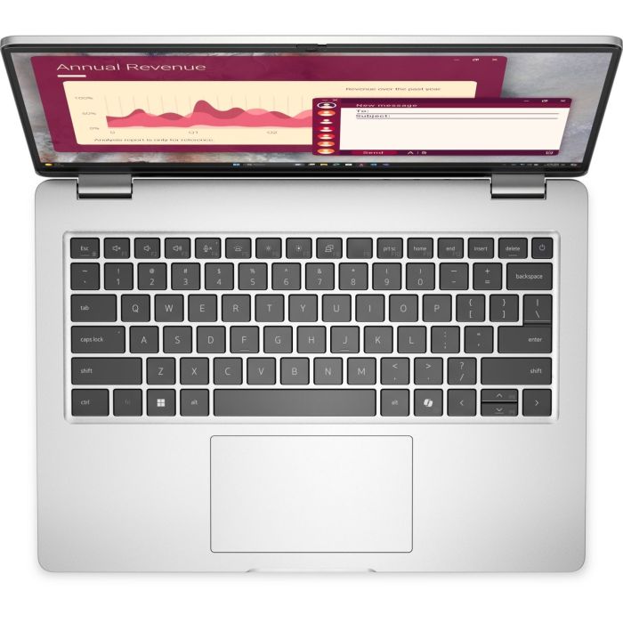 Ноутбук Dell Pro 14 14" FHD+ IPS AG, Intel U7-255U, 32GB, F512GB, UMA, Lin, сріблястий, US клавіатура