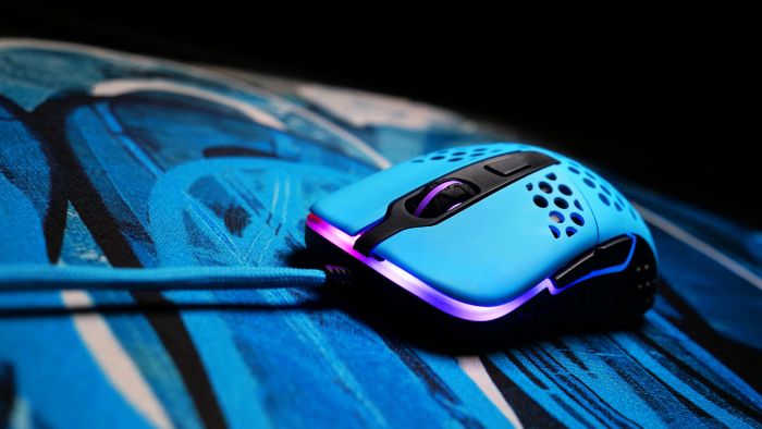 Миша Xtrfy M42, USB-A, RGB, Miami Blue