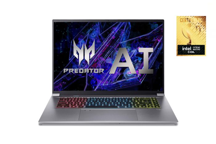Acer Notebook Predator Triton Neo 16 PTN16-51 16" WQXGA, Intel U7-155H, 32GB, F1TB, NVD4060-8, Lin, silver