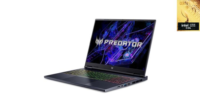 Acer Notebook Predator Helios Neo 14 PHN14-71 14.5" WQXGA IPS, Intel U7-255H, 32GB, F1TB, NVD5060-8, Lin, black