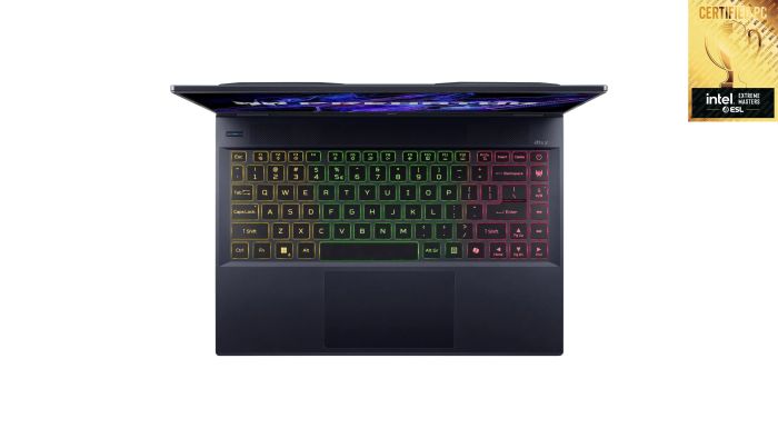 Acer Notebook Predator Helios Neo 14 PHN14-71 14.5" WQXGA IPS, Intel U7-255H, 32GB, F1TB, NVD5060-8, Lin, black