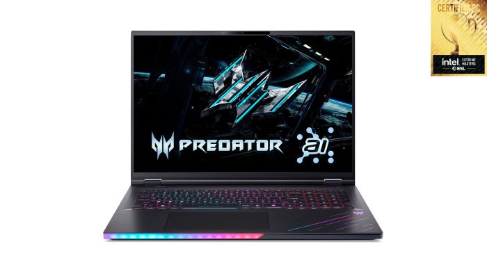 Acer Notebook Predator Helios 18 PH18-73 18" WQUXGA IPS, Intel U9-275HX, 96GB, F4TB, NVD5090-24, Win11P, black