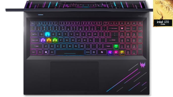 Acer Notebook Predator Helios 18 PH18-73 18" WQXGA IPS, Intel U9-275HX, 64GB, F2TB, NVD5080-16, Lin, black