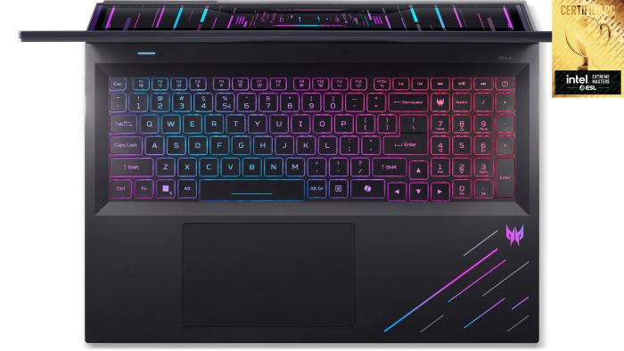 Ноутбук Acer Predator Helios 18 PH18-73 18" WQXGA IPS, Intel U9-275HX, 32GB, F1TB, NVD5080-16, Lin, черный
