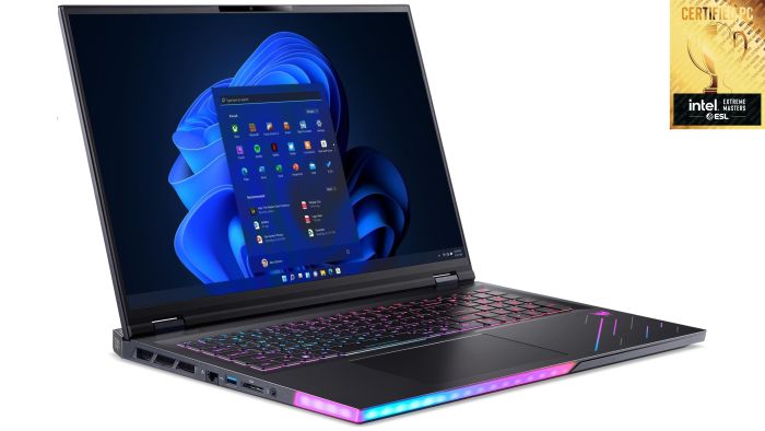 Ноутбук Acer Predator Helios 18 PH18-73 18" WQXGA IPS, Intel U9-275HX, 32GB, F1TB, NVD5080-16, Lin, черный
