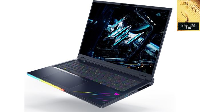 Acer Notebook Predator Helios 18 PH18-73 18" WQXGA IPS, Intel U9-275HX, 64GB, F2TB, NVD5080-16, Lin, black