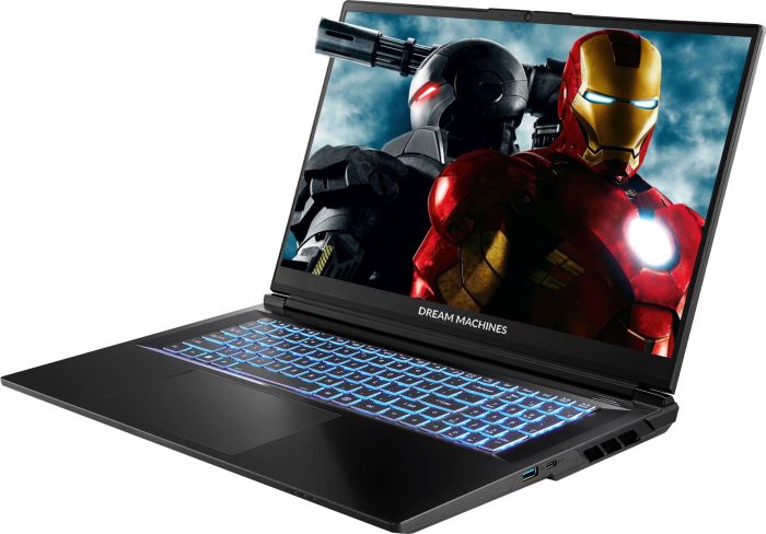 Ноутбук Dream Machines RG5060-17 17.3QHD IPS, Intel i9-14900HX, 32GB, F2TB, NVD5060-8, DOS, черный