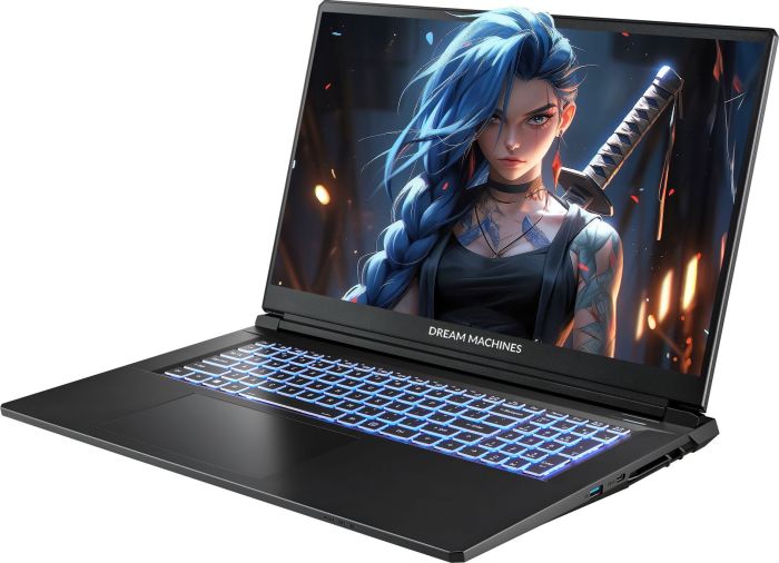 Dream Machines Notebook RG5050-17 17.3FHD IPS, Intel i9-14900HX, 16GB, F1TB, NVD5050-8, DOS, black