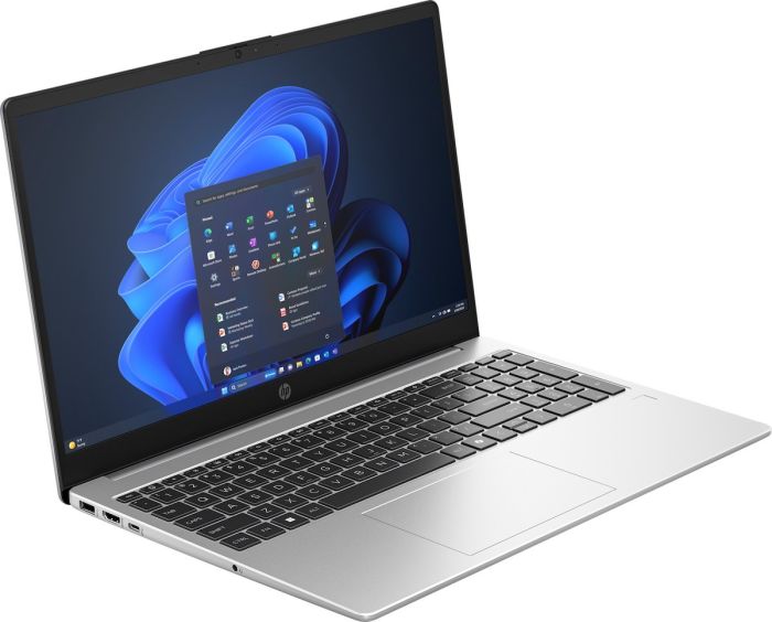 Ноутбук HP 250R-G10 15.6" FHD IPS AG, Intel 5-120U, 16GB, F512GB, UMA, Win11, серебристый