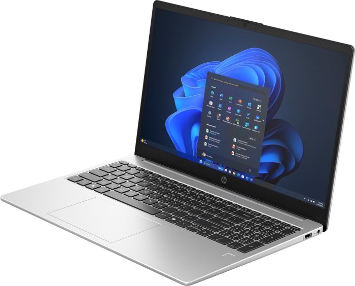 Ноутбук HP 250R-G10 15.6" FHD IPS AG, Intel 5-120U, 16GB, F512GB, UMA, Win11, серебристый