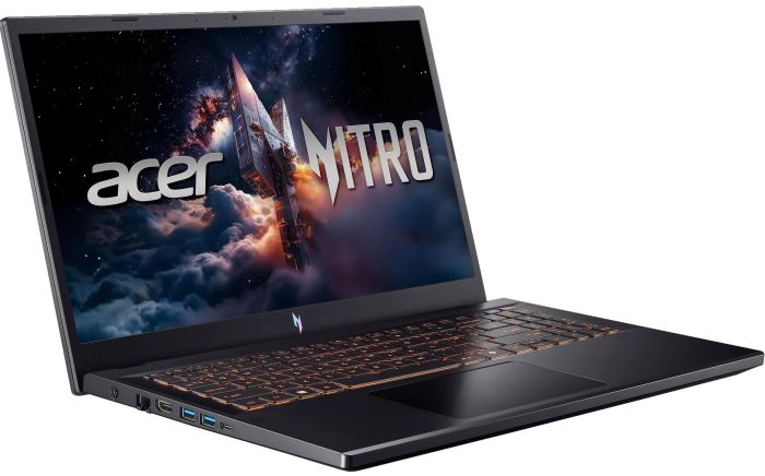 Acer Notebook Nitro V 15 ANV15-52 15.6" FHD IPS, Intel 7-240H, 16GB, F1TB, NVD5050-8, Lin, black