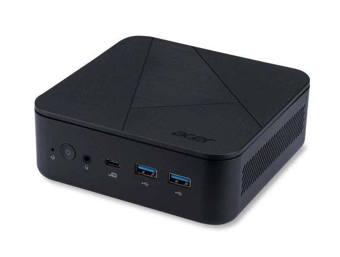 Комп'ютер персональний неттоп Acer Veriton NUC 1502G-13U5U MFF, Intel 5-120U, 2*SO-DIMM, M.2SSD, UMA, WiFi, без ОС
