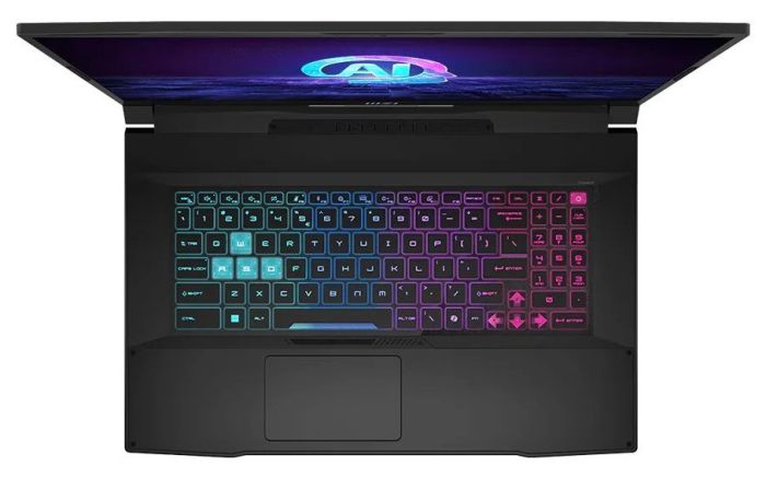 Ноутбук MSI Katana A17 AI B8VF-1036XUA 17.3 FHD, AMD R7-8845HS, 16GB, F1TB, NVD4060-8, DOS, чорний