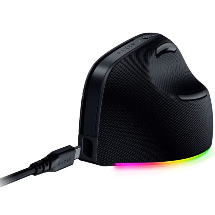 Миша Razer Pro Click V2, USB-A/WL/BT, Vertical Ed., чорний