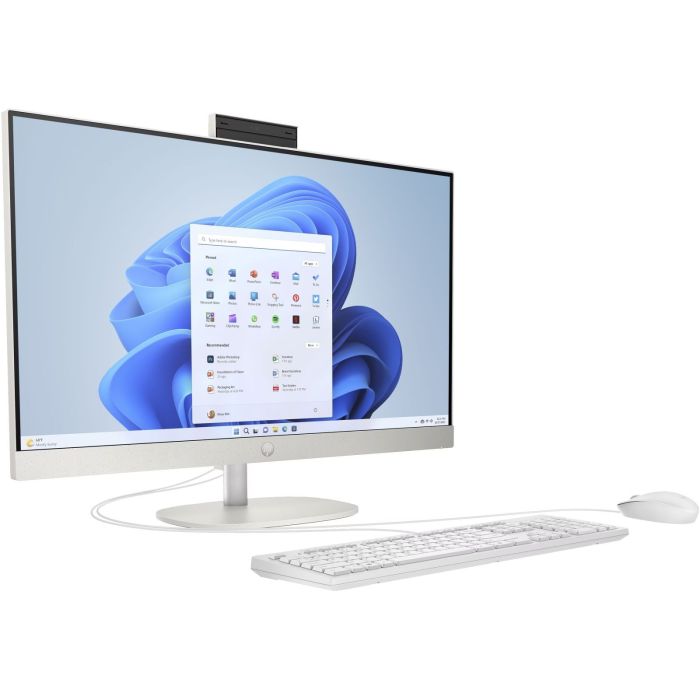 Комп'ютер персональний моноблок HP All-in-One 27" FHD IPS AG, Intel U7-155U, 16GB, F1TB, UMA, WiFi, кл+м, DOS, білий
