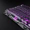 Клавіатура магнітна GravaStar Mercury V75 Lite 75keys, Blackcore, USB-A, Transparent Black