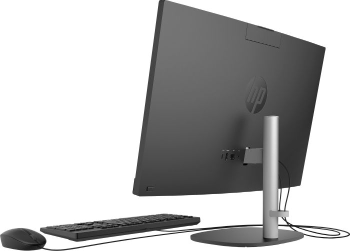 Комп'ютер персональний моноблок HP 240-G10 23.8" FHD IPS AG, Intel U5-125U, 8GB, F512GB, UMA, WiFi, кл+м, DOS, чорний