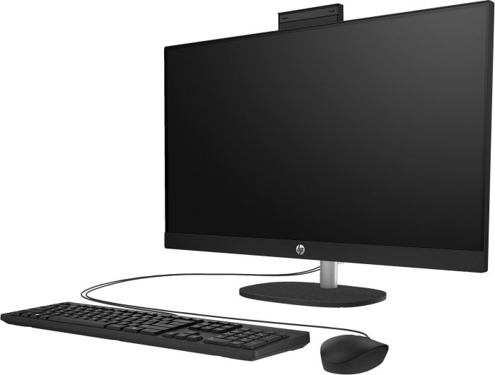 Комп'ютер персональний моноблок HP All-in-One 27" FHD IPS AG, Intel U5-125U, 16GB, F512GB, UMA, WiFi, кл+м, DOS, чорний