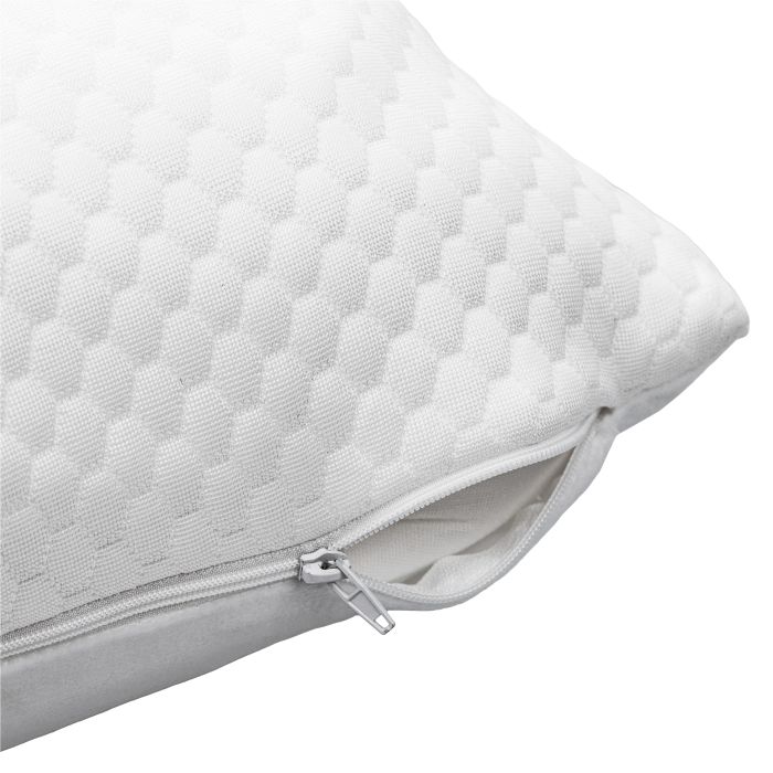Подушка ортопедична ARDESTO Sleepwell Warm&Cold 60х40см, подрібнена піна меморі, білий