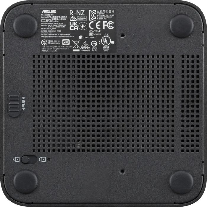 Комп'ютер персональний неттоп ASUS PN54-BBR522MNS1, AMD R5-220, 2*SO-DIMM, M.2SSD, UMA, WiFi, без ОС