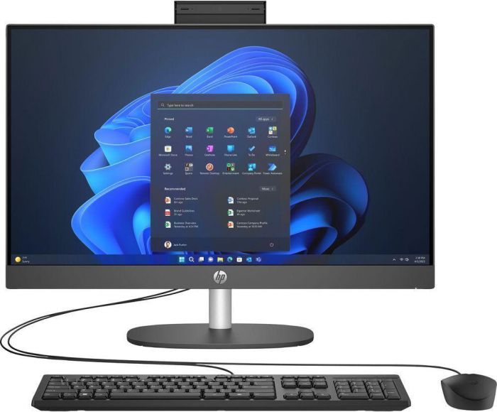 ПК Моноблок HP 240-G10 23.8" FHD IPS AG, Intel i5-1334U, 16GB, F512GB, UMA, WiFi, кл+м, 3г, DOS