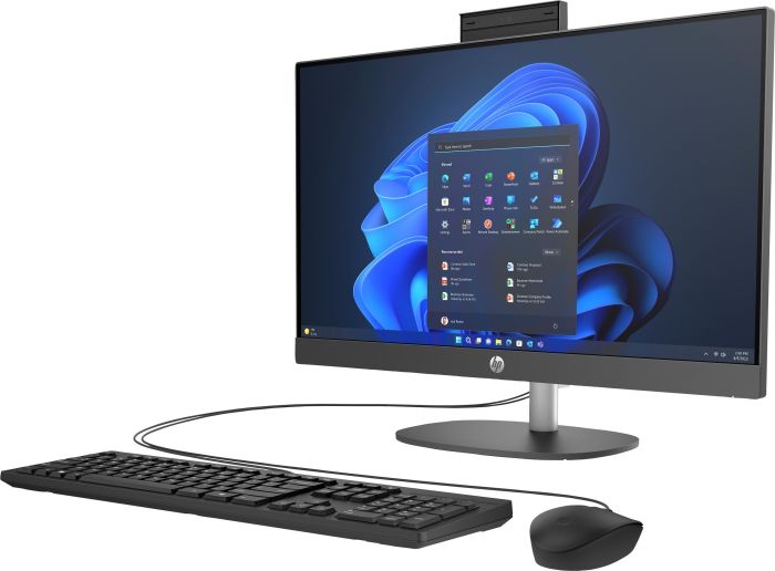 ПК Моноблок HP 240-G10 23.8" FHD IPS AG, Intel i5-1334U, 16GB, F512GB, UMA, WiFi, кл+м, 3г, DOS