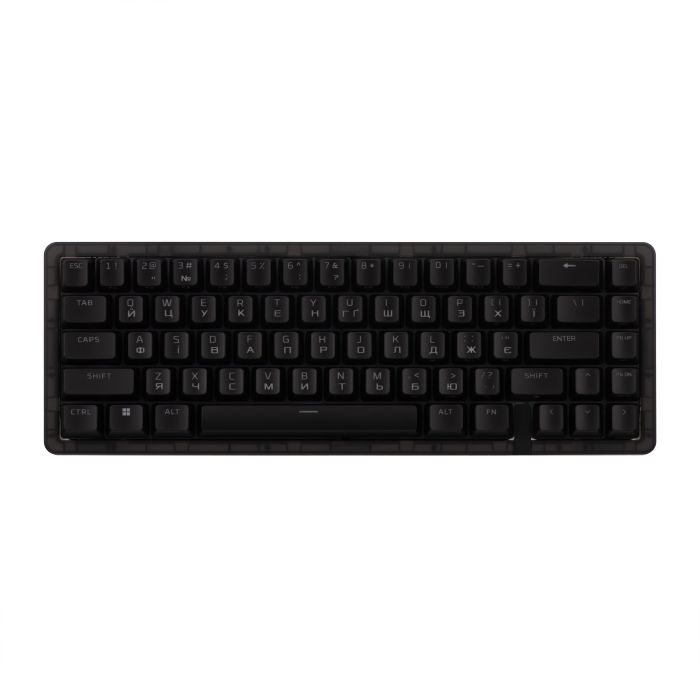HyperX Alloy keyboard Origins 2 65key, Red, USB-A, Hot-Swap, EN/UA, RGB, black