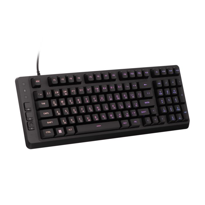 Клавіатура мембранна HyperX Alloy Origins EVE 1800 99key, Red, USB-A, EN/UA, RGB, чорний
