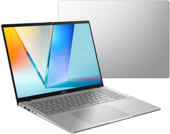 Ноутбук ASUS Vivobook S16 M3607GA-SH010 16" FHD OLED, AMD AI 7 445, 16GB, F512GB, UMA, NoOS, Серебристый