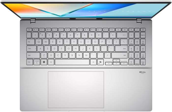 Ноутбук ASUS Vivobook S16 M3607GA-SH010 16" FHD OLED, AMD AI 7 445, 16GB, F512GB, UMA, NoOS, Серебристый