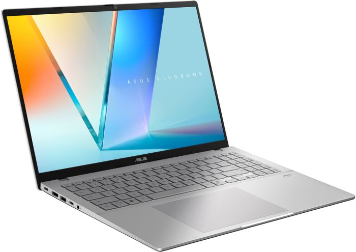 Ноутбук ASUS Vivobook S16 M3607GA-SH010 16" FHD OLED, AMD AI 7 445, 16GB, F512GB, UMA, NoOS, Серебристый